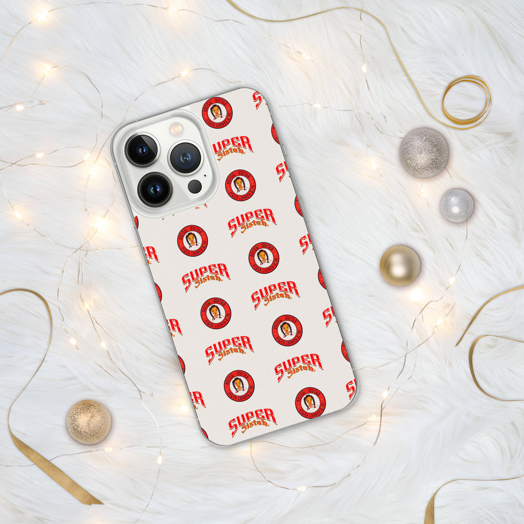 Clear Case for iPhone® Super Sistah logo - VivaSistah
