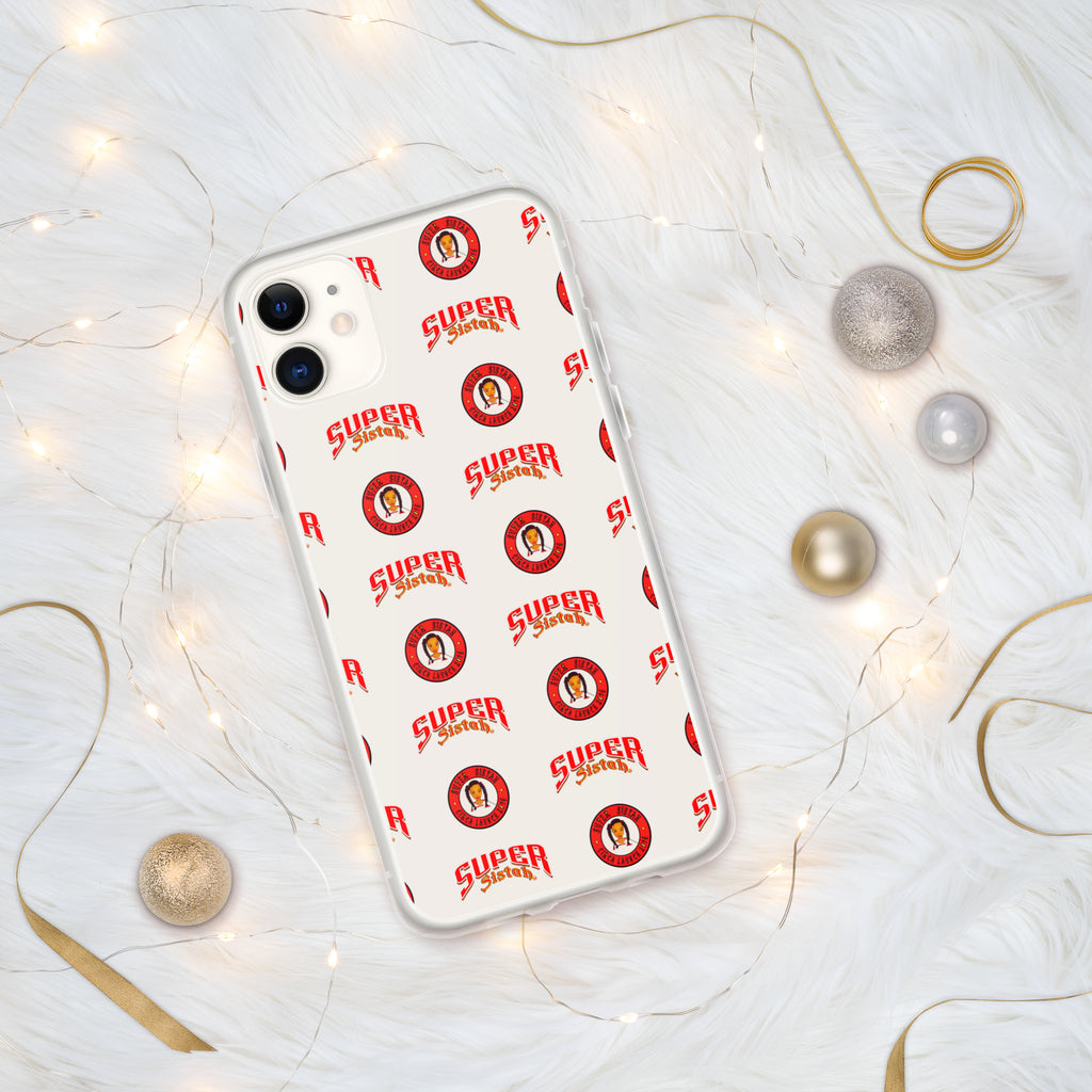 Clear Case for iPhone® Super Sistah logo - VivaSistah