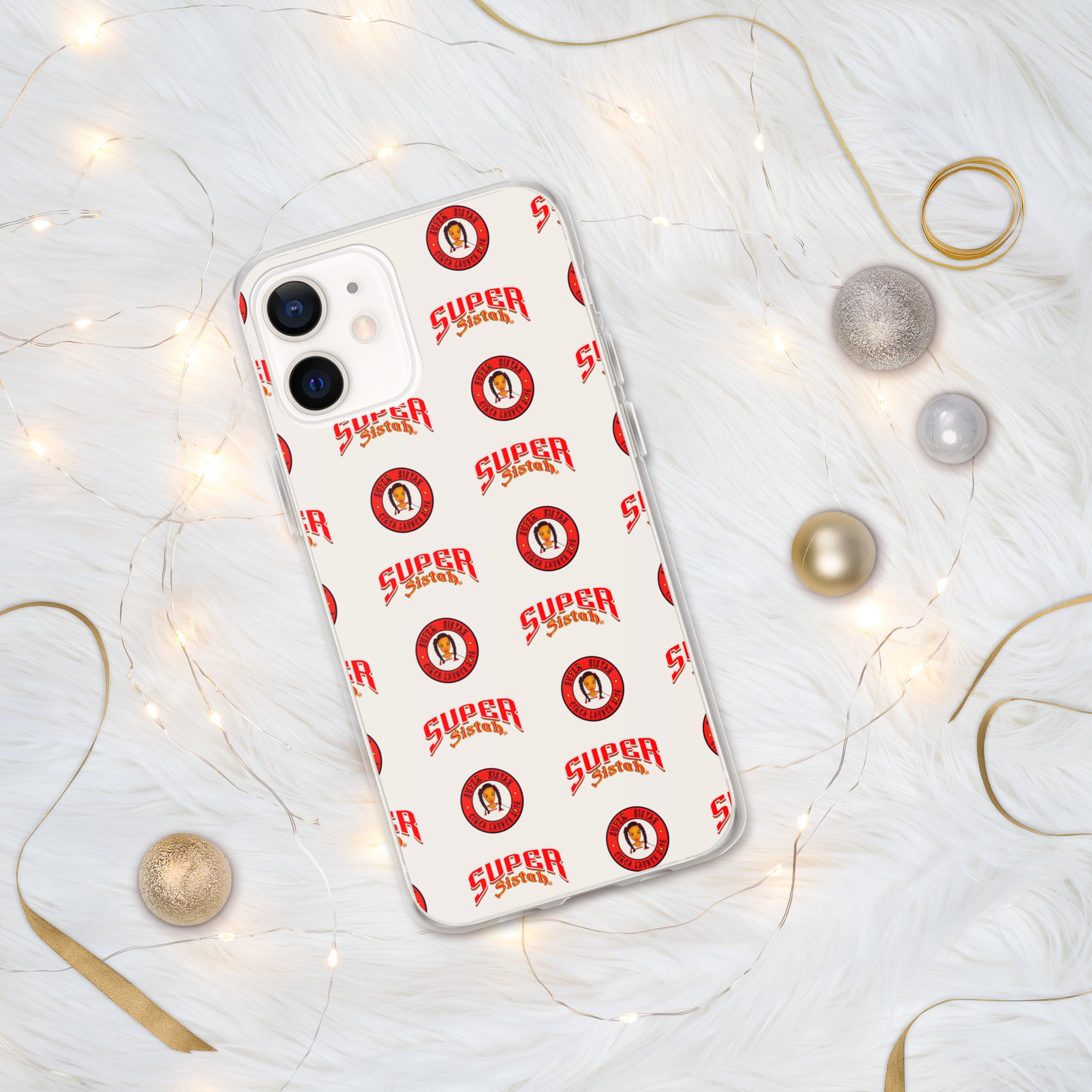 Clear Case for iPhone® Super Sistah logo - VivaSistah
