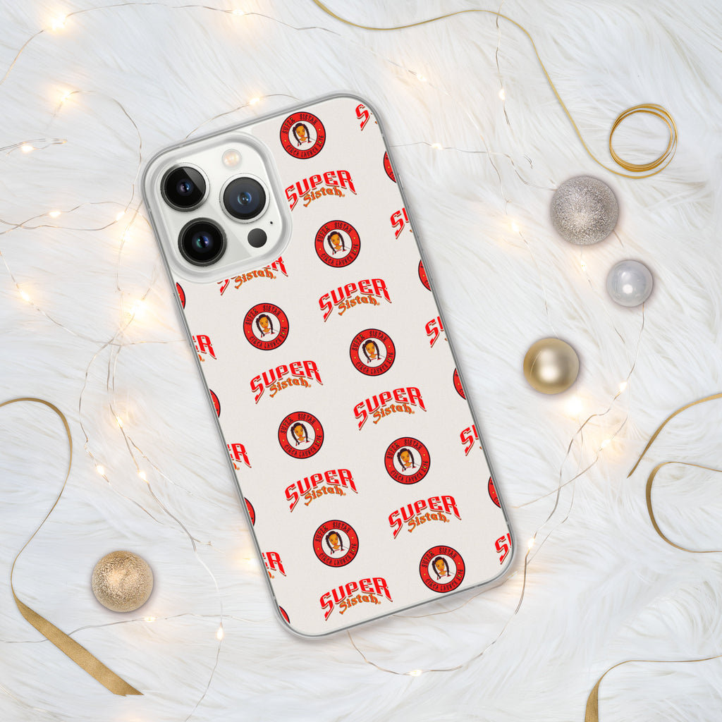 Clear Case for iPhone® Super Sistah logo - VivaSistah