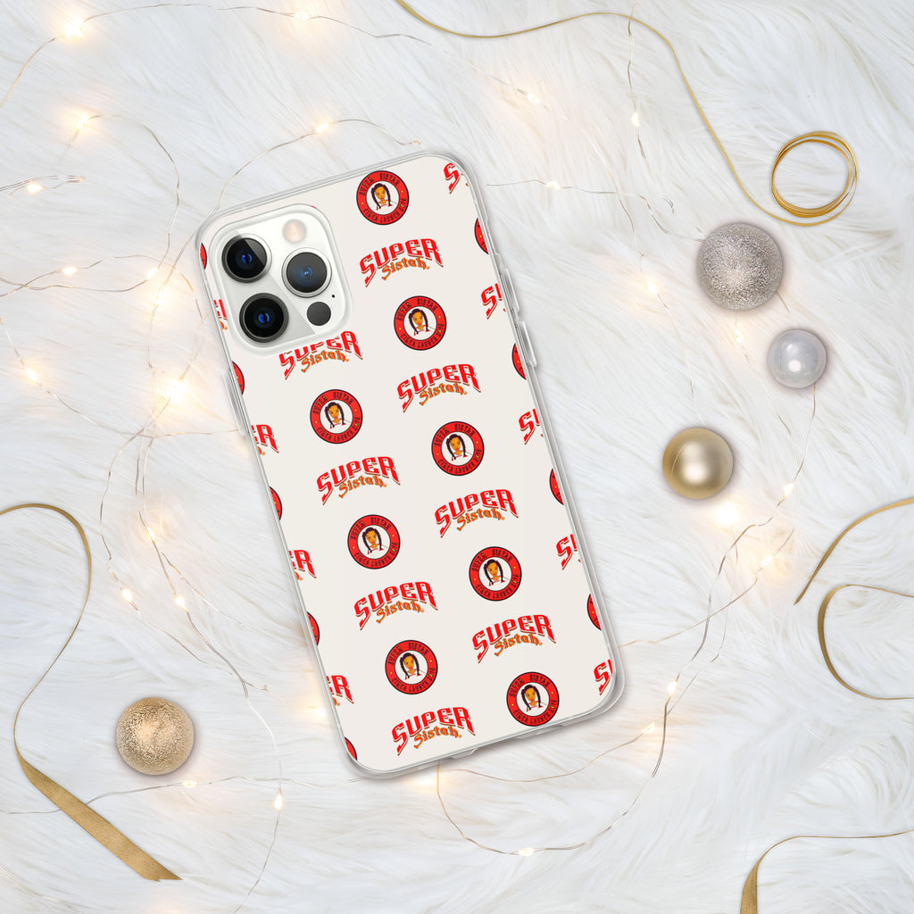 Clear Case for iPhone® Super Sistah logo - VivaSistah