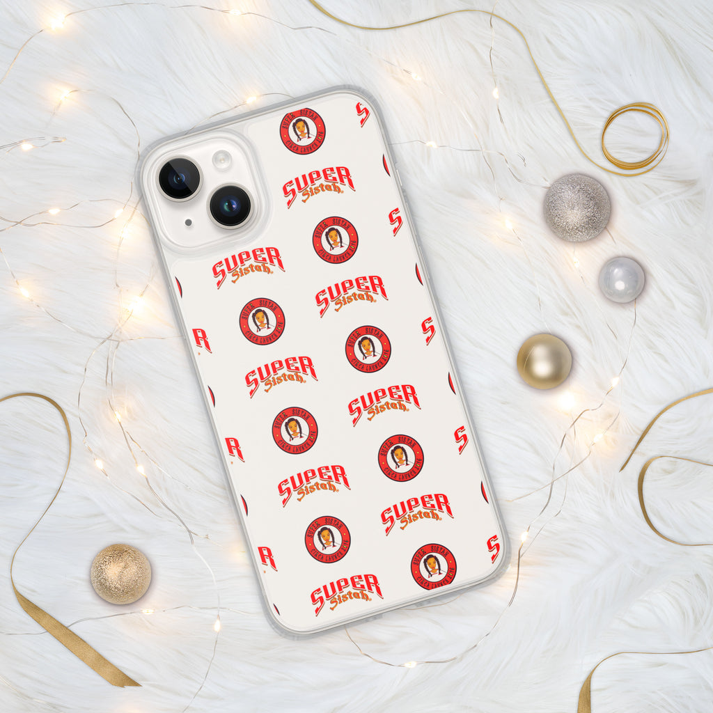Clear Case for iPhone® Super Sistah logo - VivaSistah