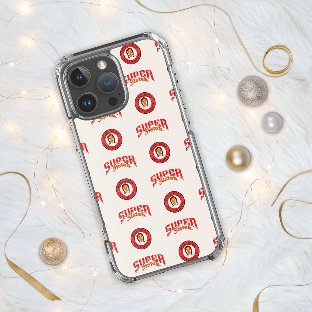 Clear Case for iPhone® Super Sistah logo - VivaSistah