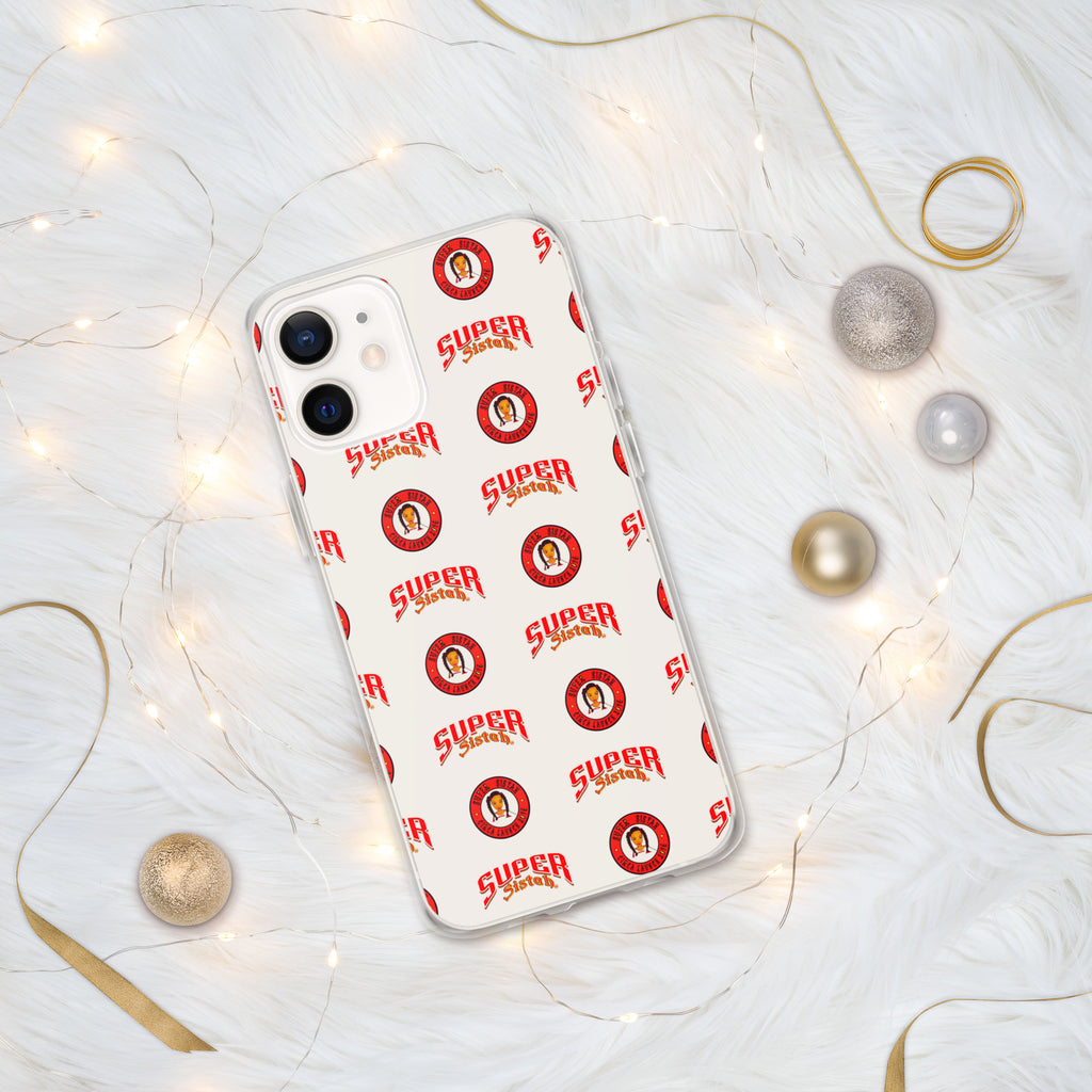 Clear Case for iPhone® Super Sistah logo - VivaSistah