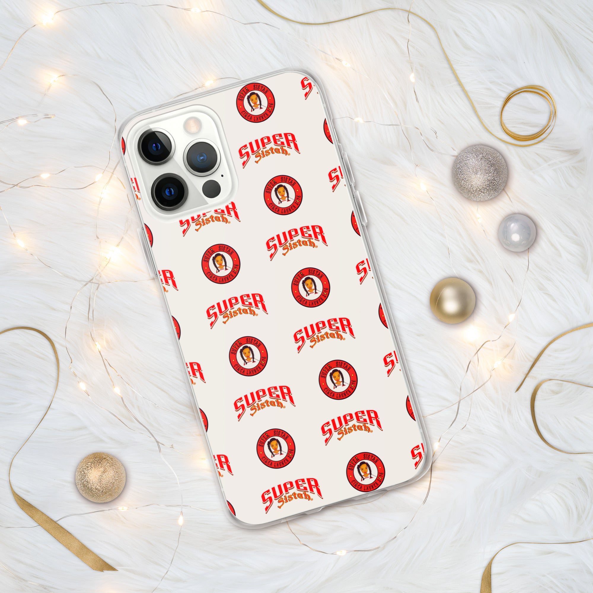 Clear Case for iPhone® Super Sistah logo - VivaSistah
