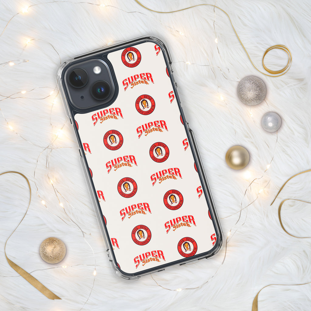 Clear Case for iPhone® Super Sistah logo - VivaSistah