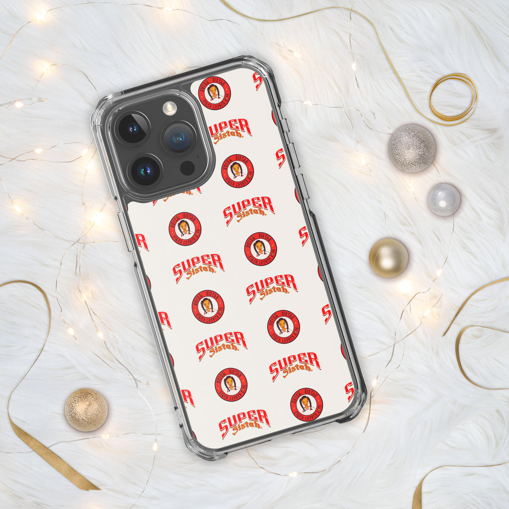 Clear Case for iPhone® Super Sistah logo - VivaSistah