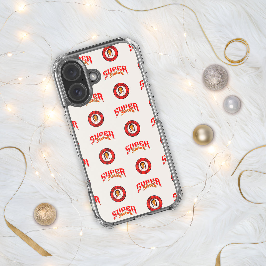 Clear Case for iPhone® Super Sistah logo - VivaSistah