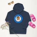Kids eco hoodie Super Sistah Circa blue - VivaSistah