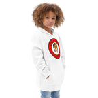 Kids fleece hoodie Super Sistah Circa red - VivaSistah