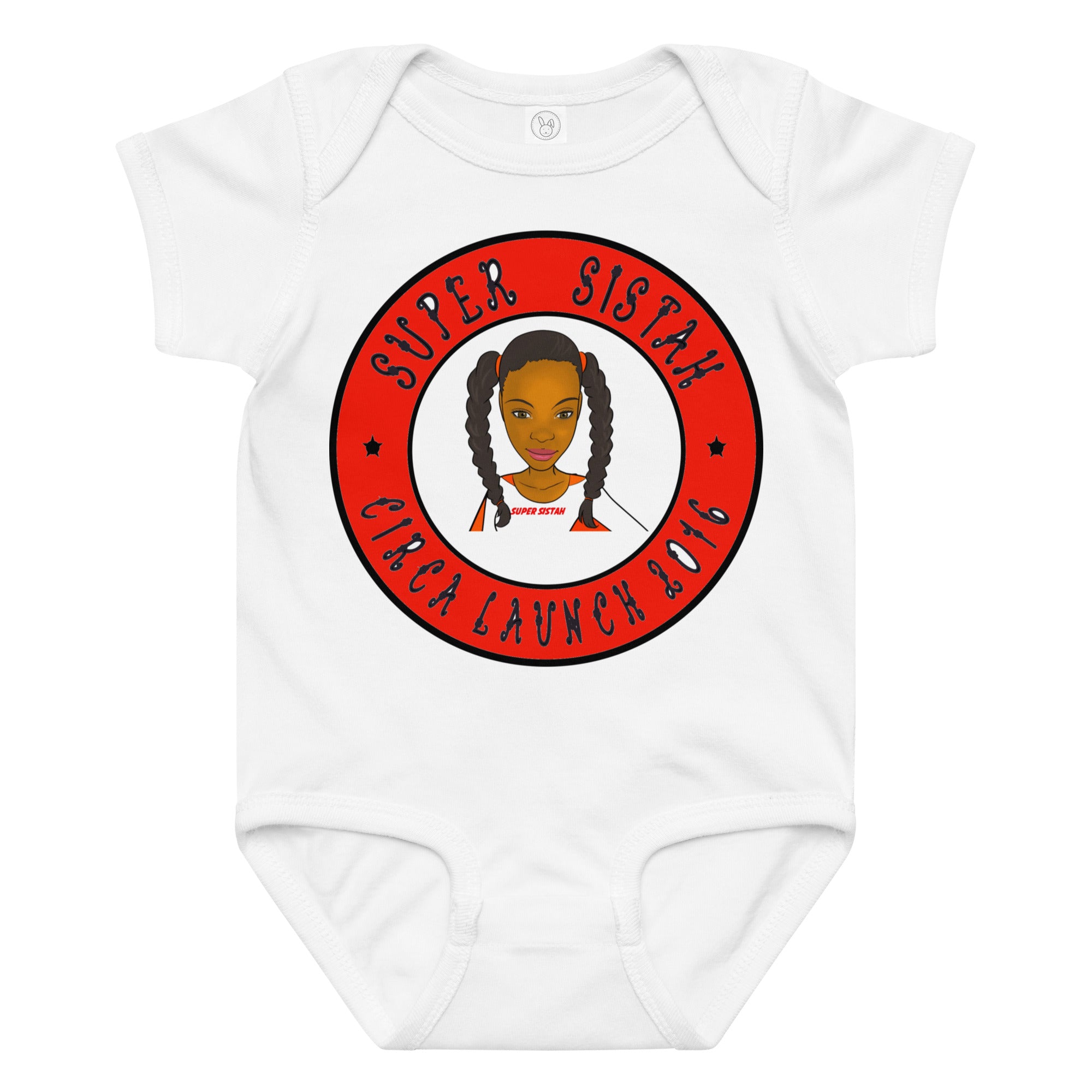 Baby jersey bodysuit Super Sistah - VivaSistah