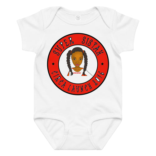 Baby jersey bodysuit Super Sistah - VivaSistah