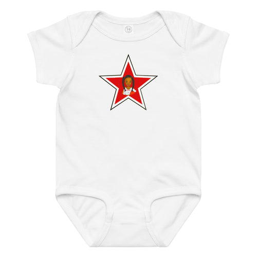 Baby jersey bodysuit Super Sistah Star - VivaSistah