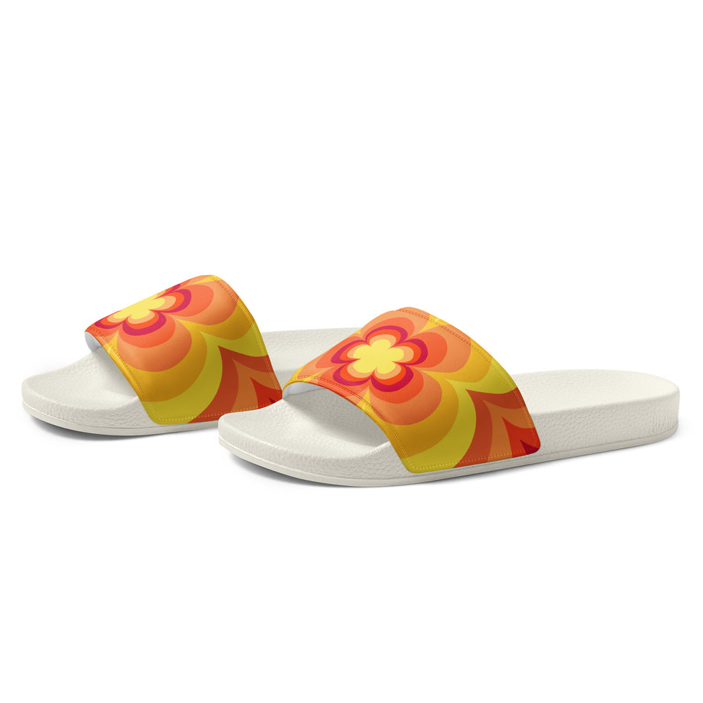 Women's slides Colorful Flowers - VivaSistah