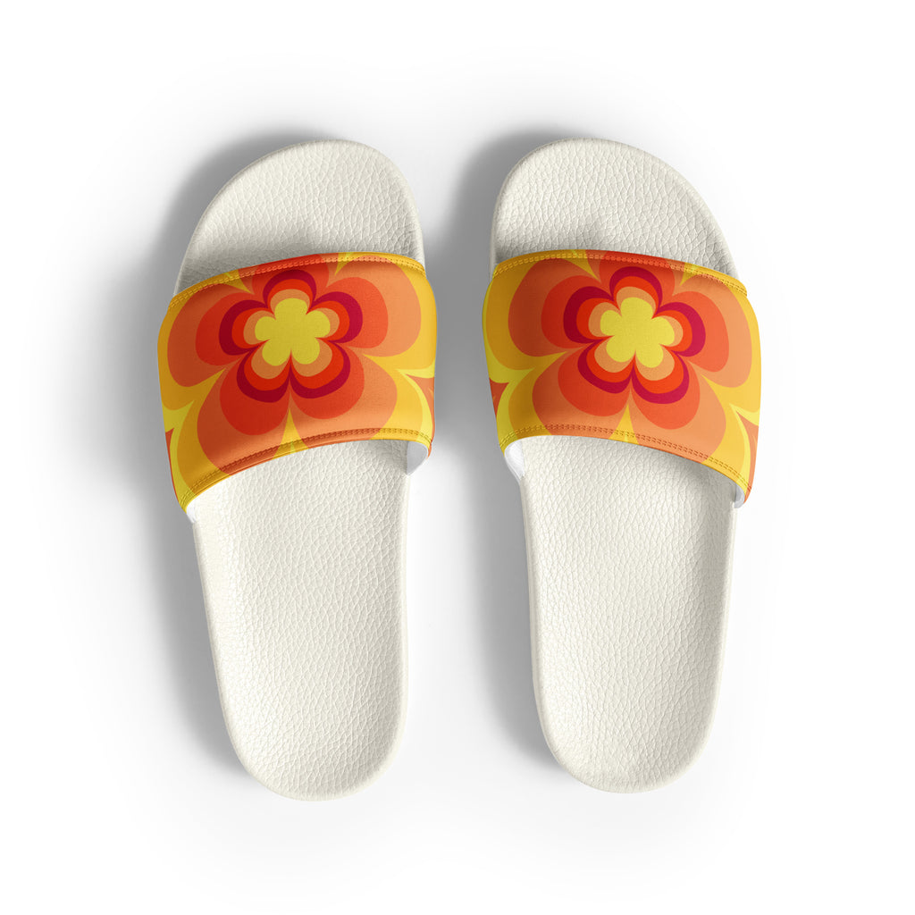 Women's slides Colorful Flowers - VivaSistah
