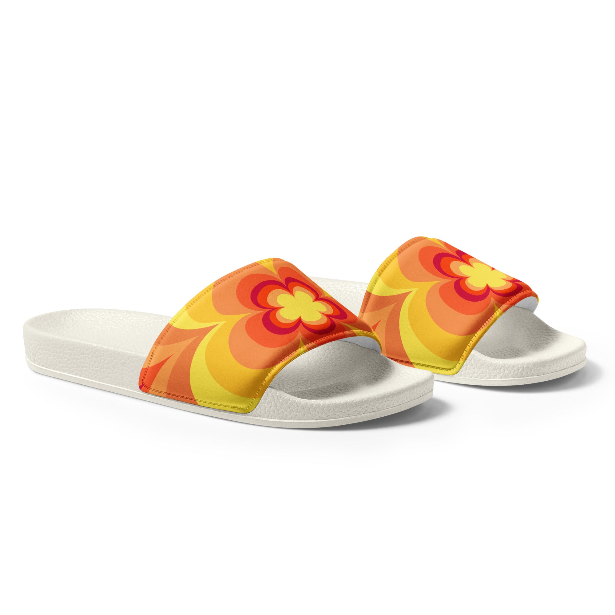 Women's slides Colorful Flowers - VivaSistah