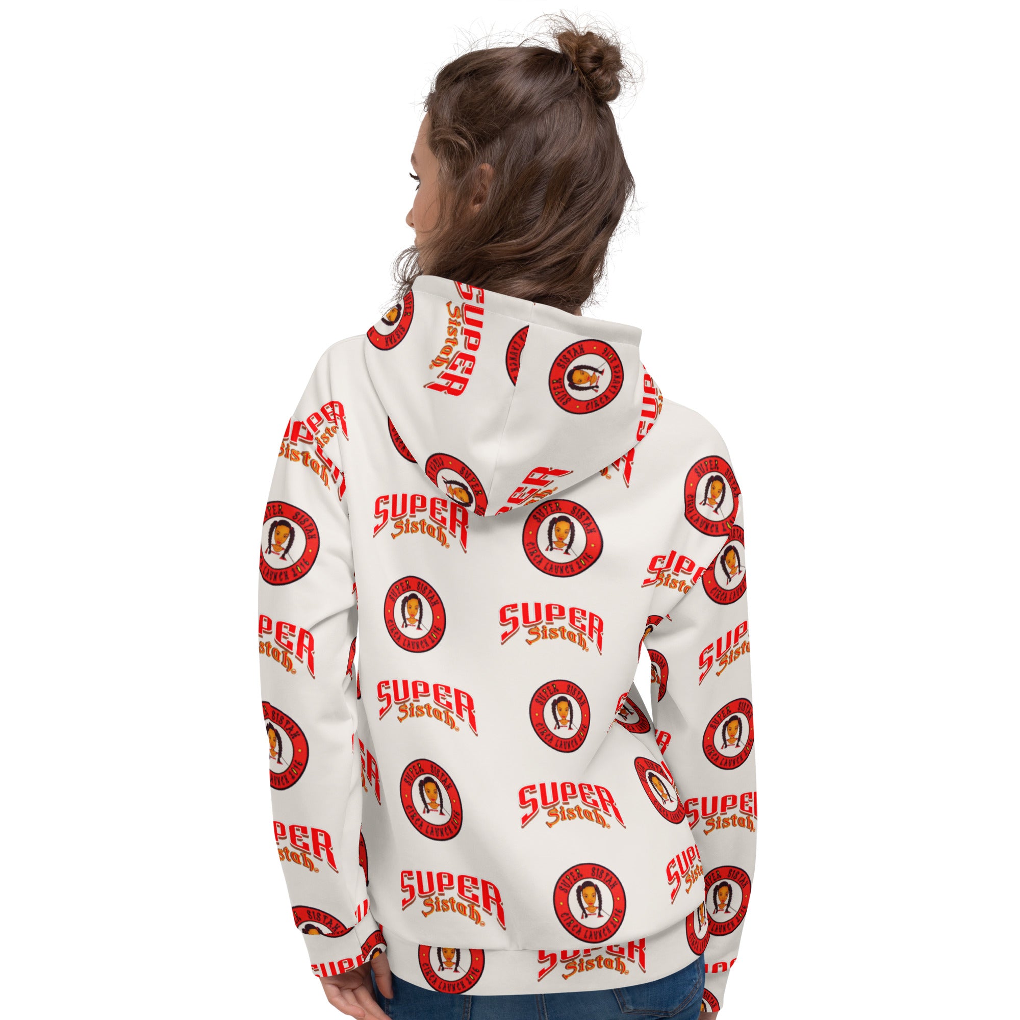Unisex Hoodie Super Sistah logo - VivaSistah