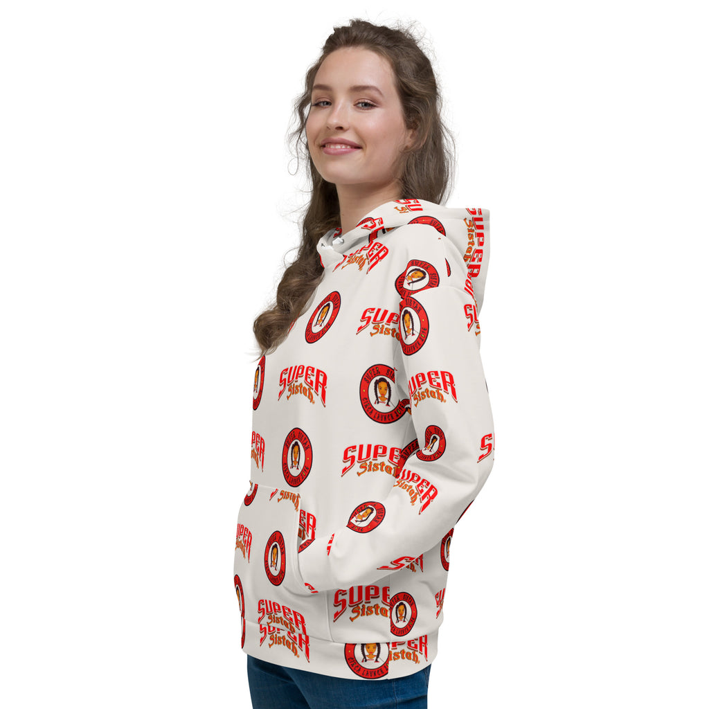 Unisex Hoodie Super Sistah logo - VivaSistah