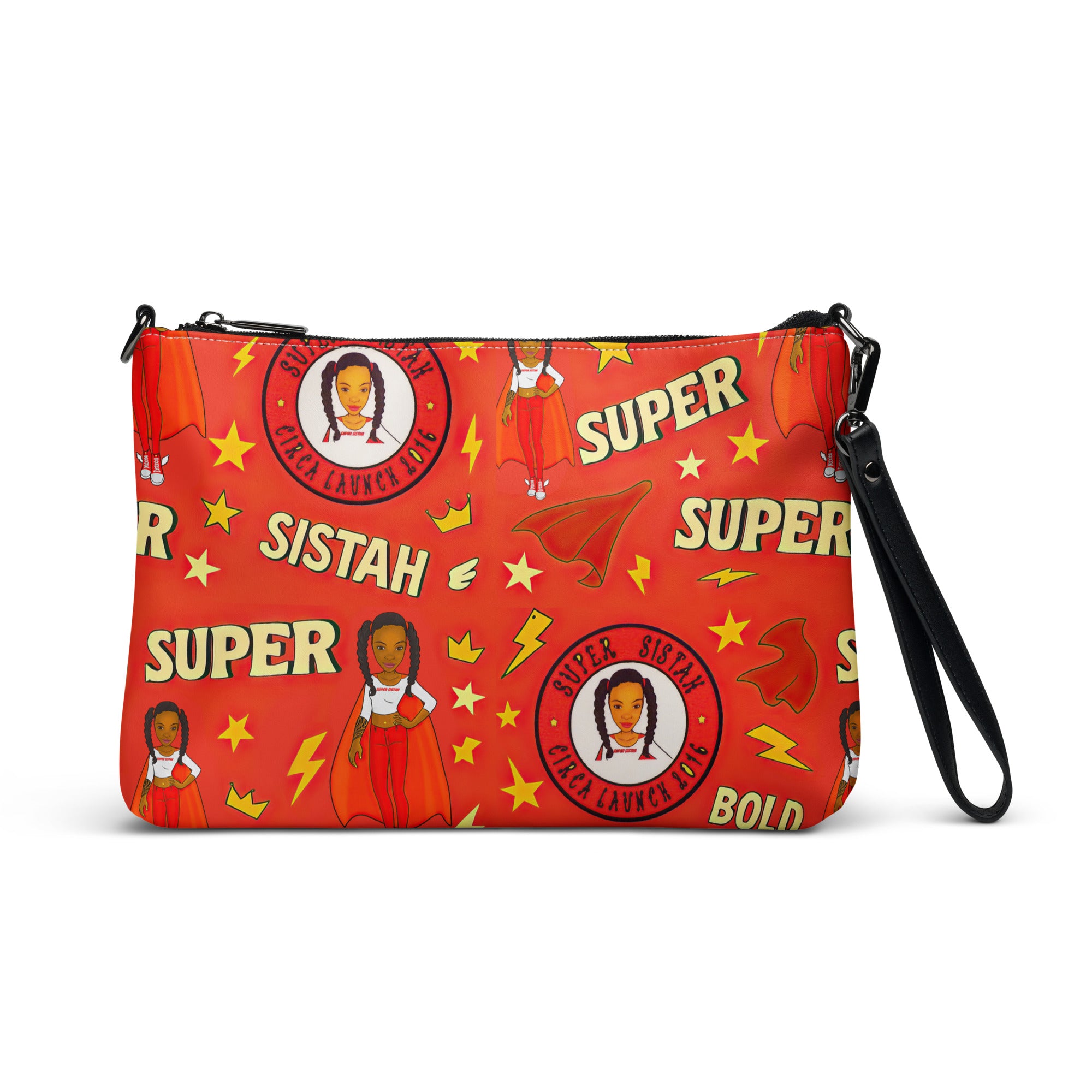 Crossbody bag Super Sistah AOP Power - VivaSistah