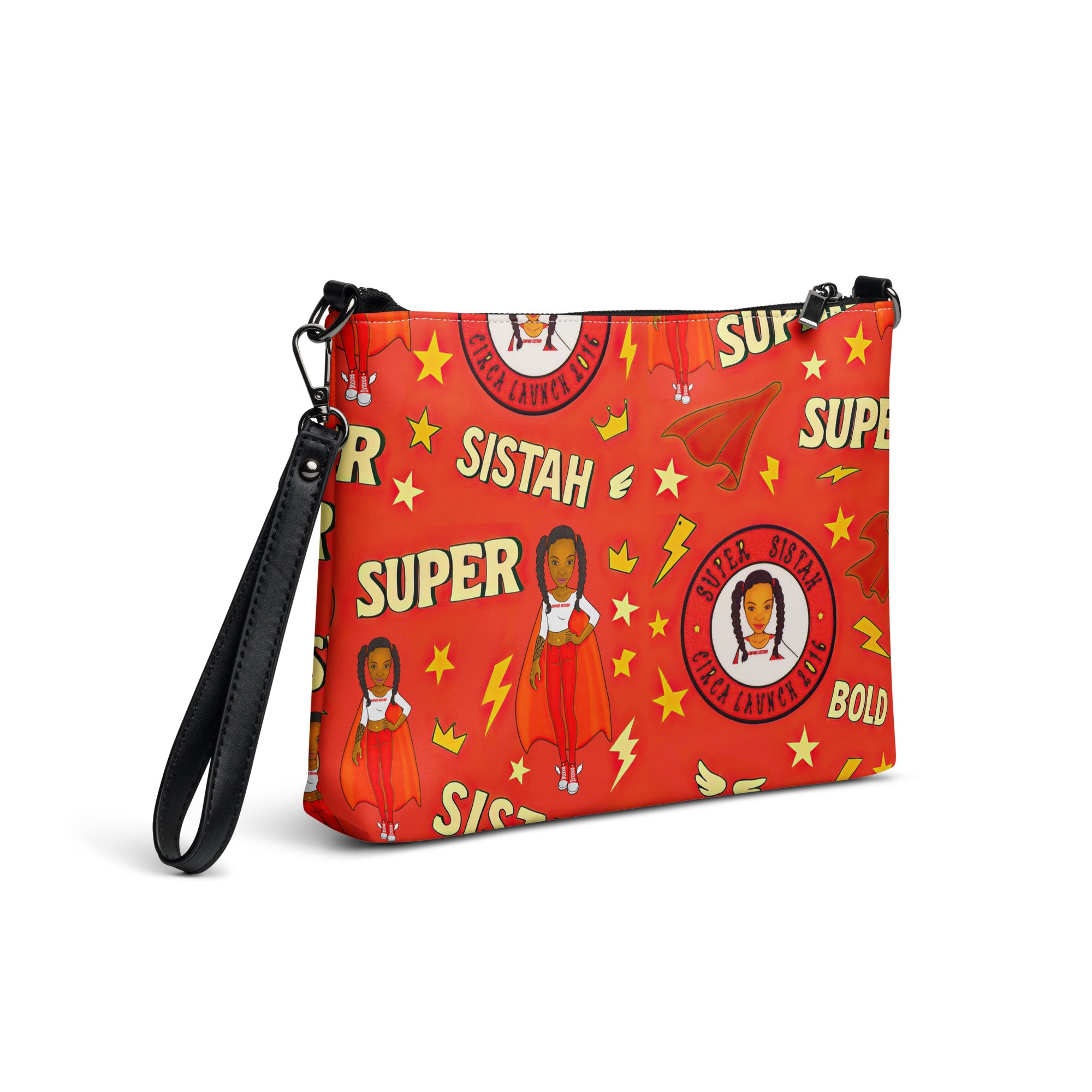 Crossbody bag Super Sistah AOP Power - VivaSistah