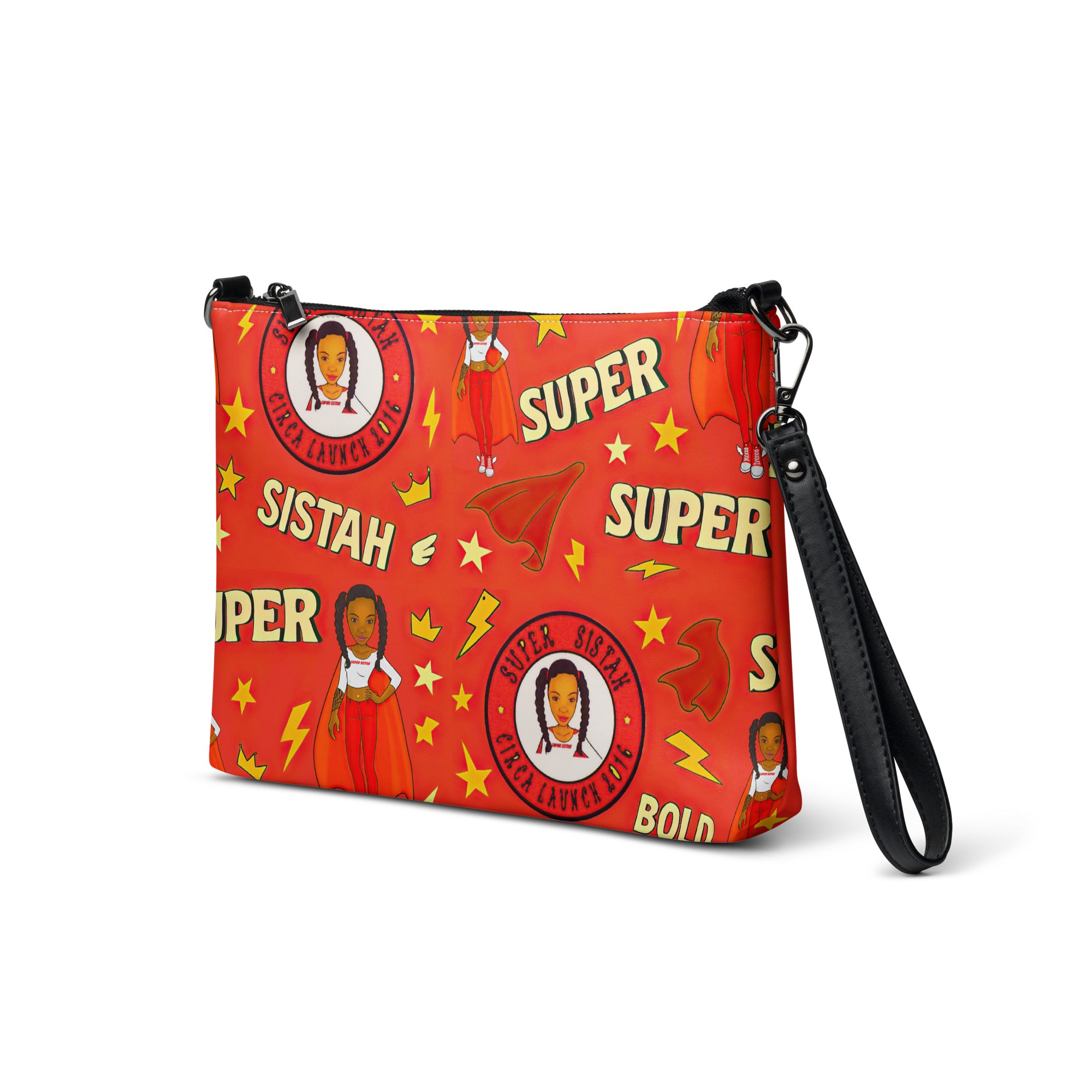 Crossbody bag Super Sistah AOP Power - VivaSistah