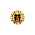 Bubble-free stickers Taya Afro Puff Queen yellow - VivaSistah
