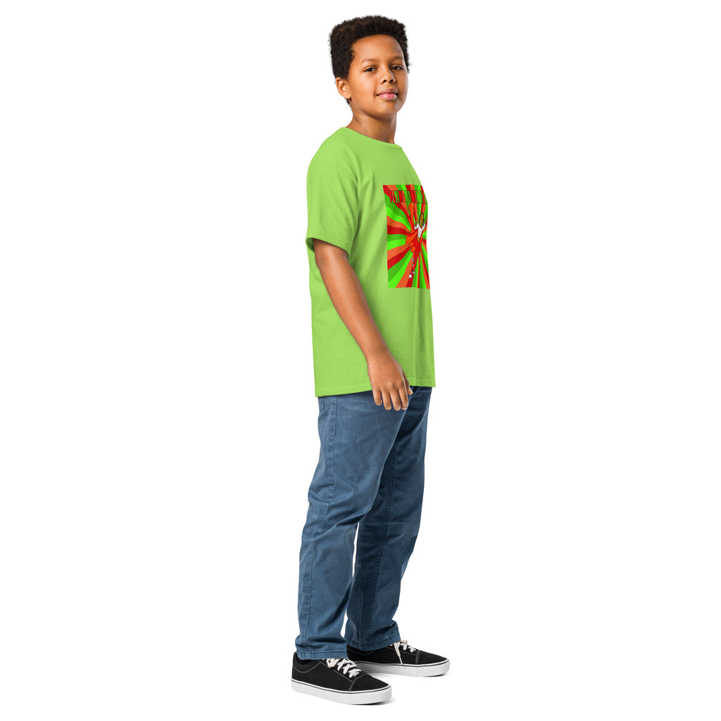 Youth classic tee Flying to New Heights green - VivaSistah