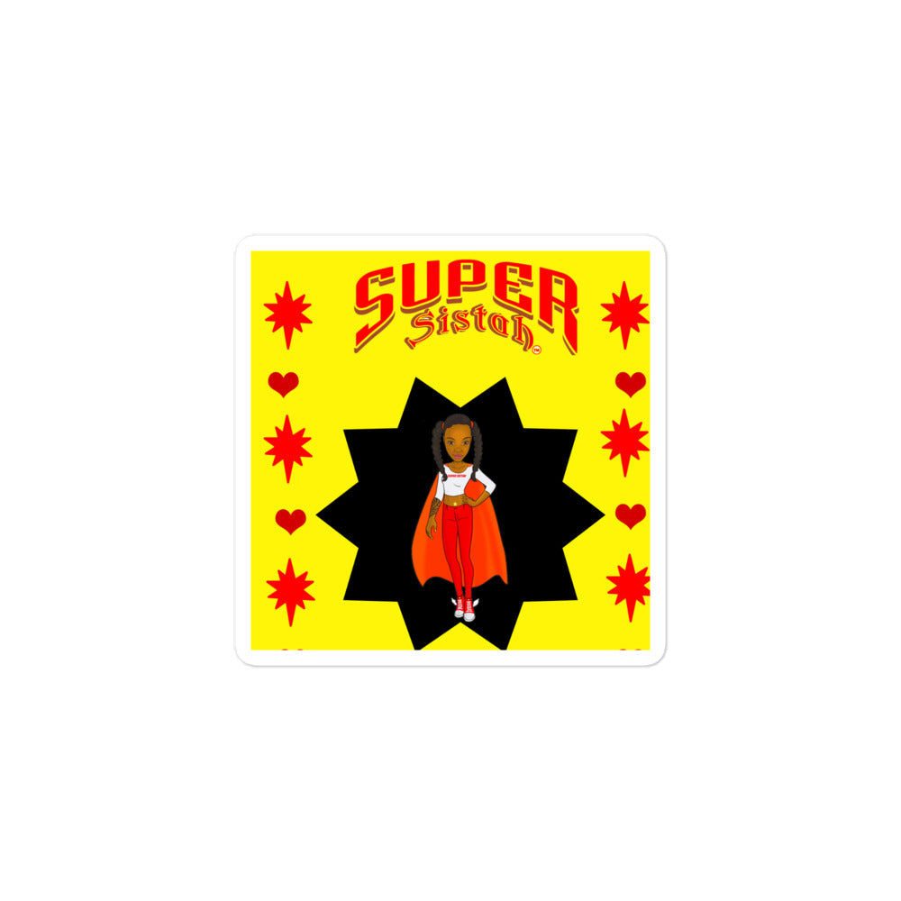 Bubble-free stickers Super Sistah Blackstar - VivaSistah