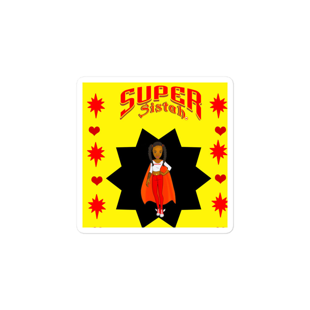 Bubble-free stickers Super Sistah Blackstar - VivaSistah