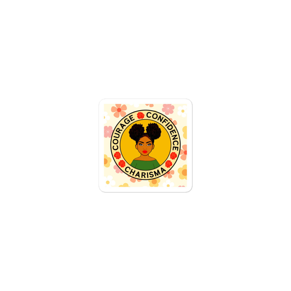 Bubble-free stickers Daysha 3cs flowers - VivaSistah