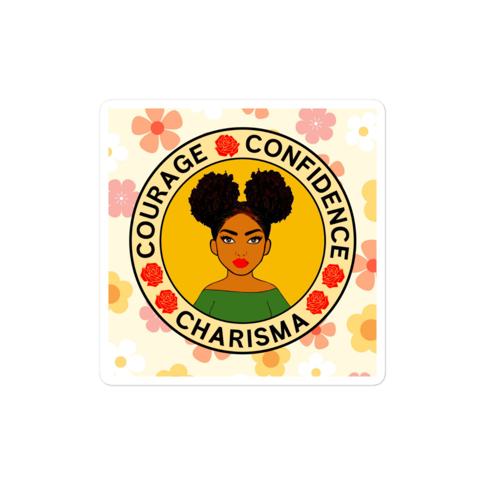 Bubble-free stickers Daysha 3cs flowers - VivaSistah