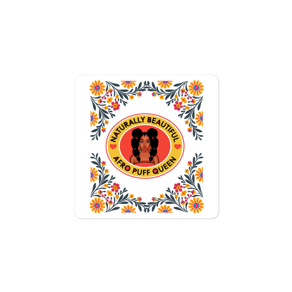 Bubble-free stickers Taya APQ floral wreath - VivaSistah