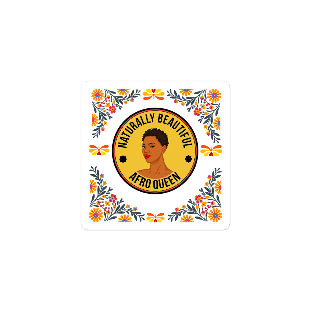 Bubble-free stickers Afrika Afro Queen - VivaSistah