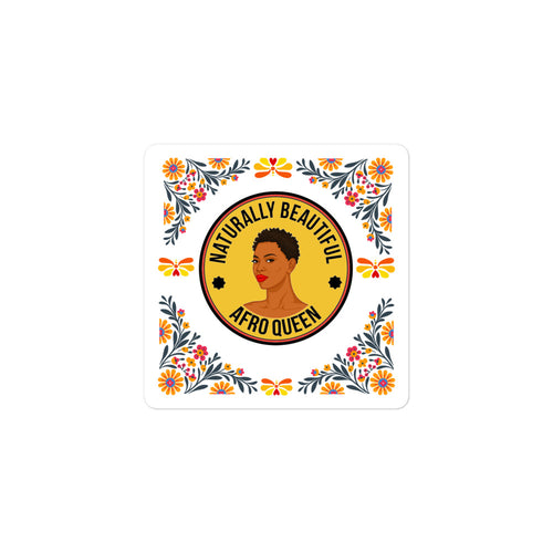 Bubble-free stickers Afrika Afro Queen - VivaSistah