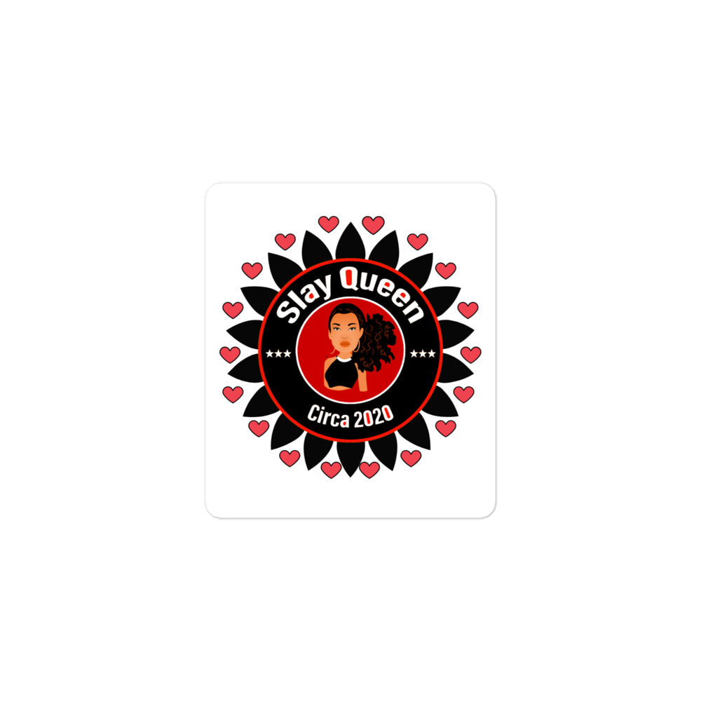Bubble-free stickers Slay Queen of hearts - VivaSistah