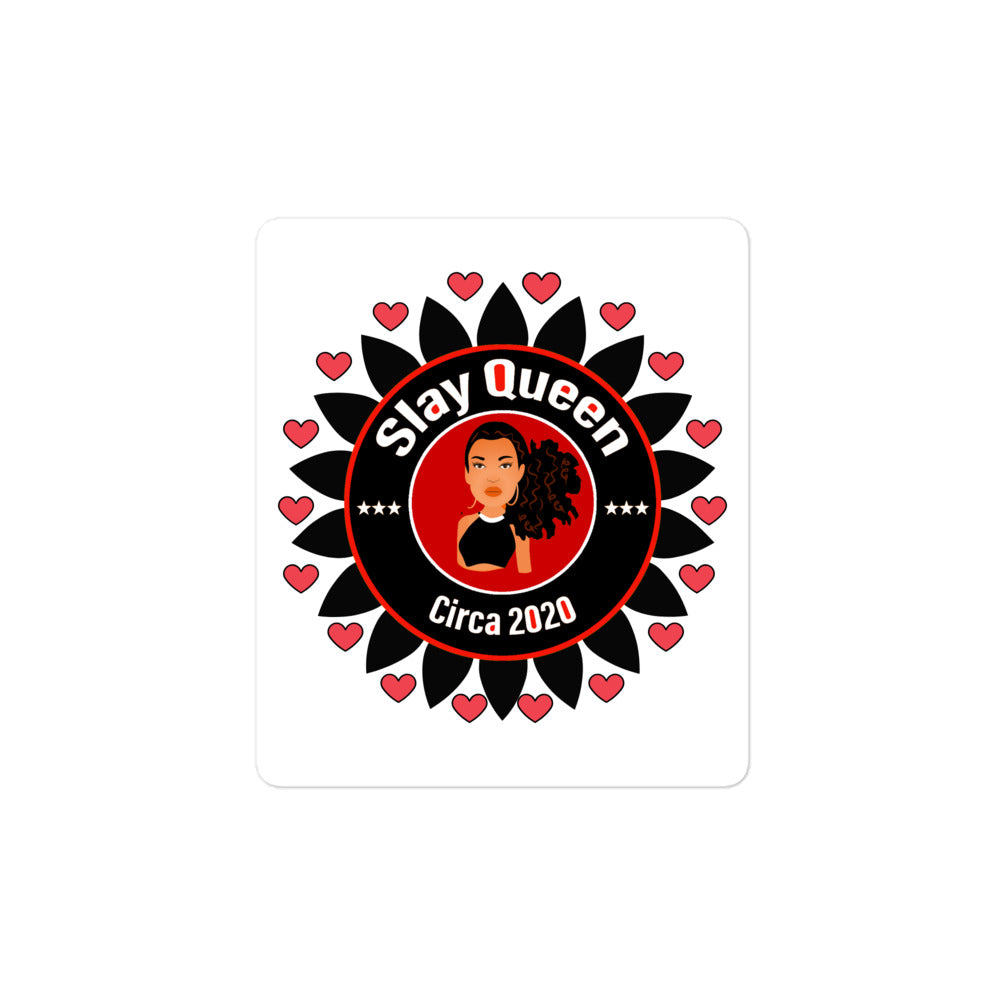 Bubble-free stickers Slay Queen of hearts - VivaSistah