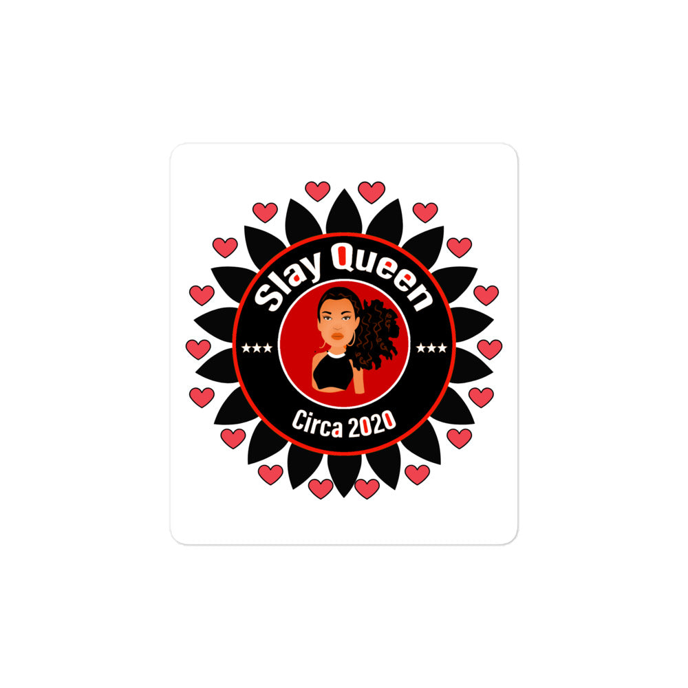 Bubble-free stickers Slay Queen of hearts - VivaSistah