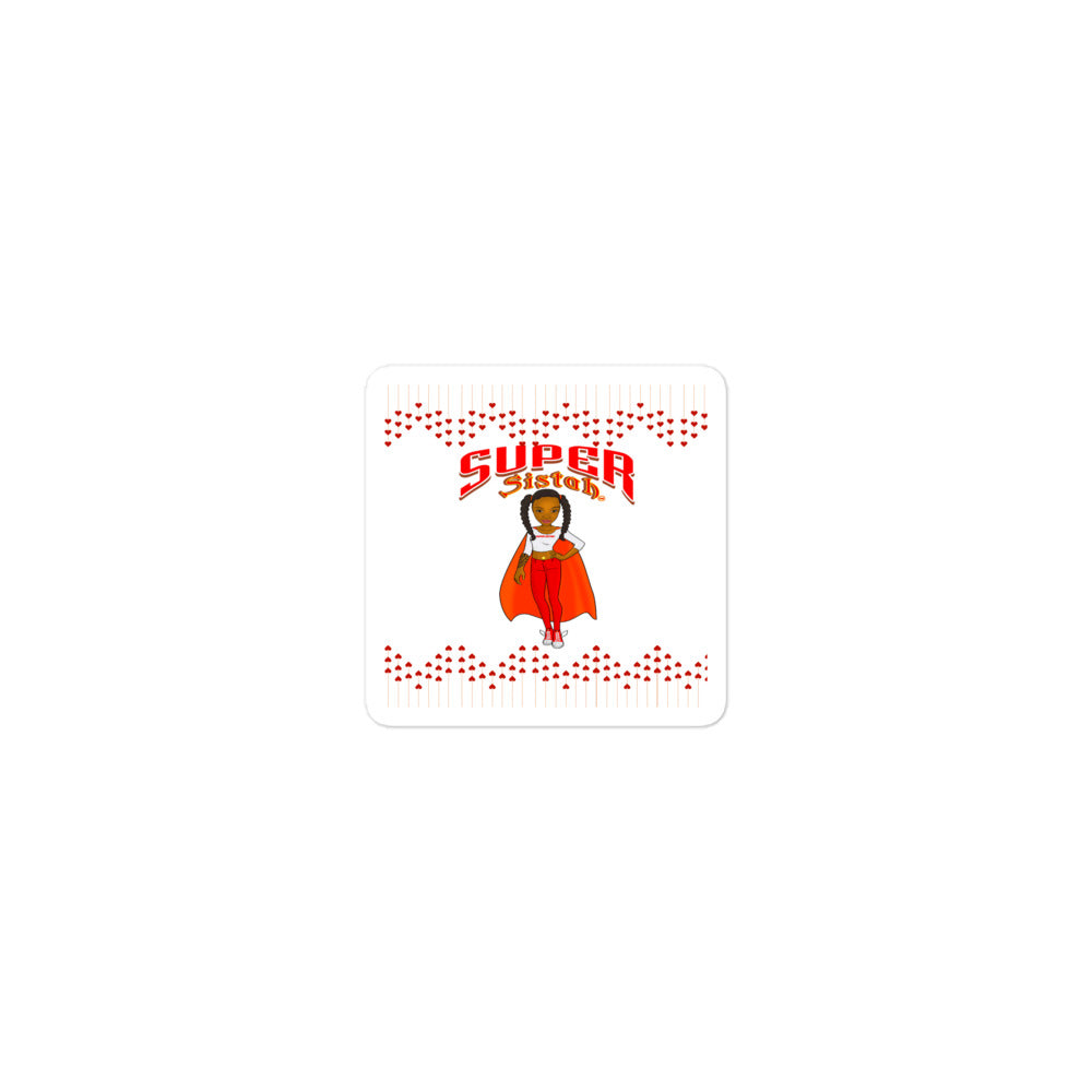 Bubble-free stickers Super Sistah heart - VivaSistah