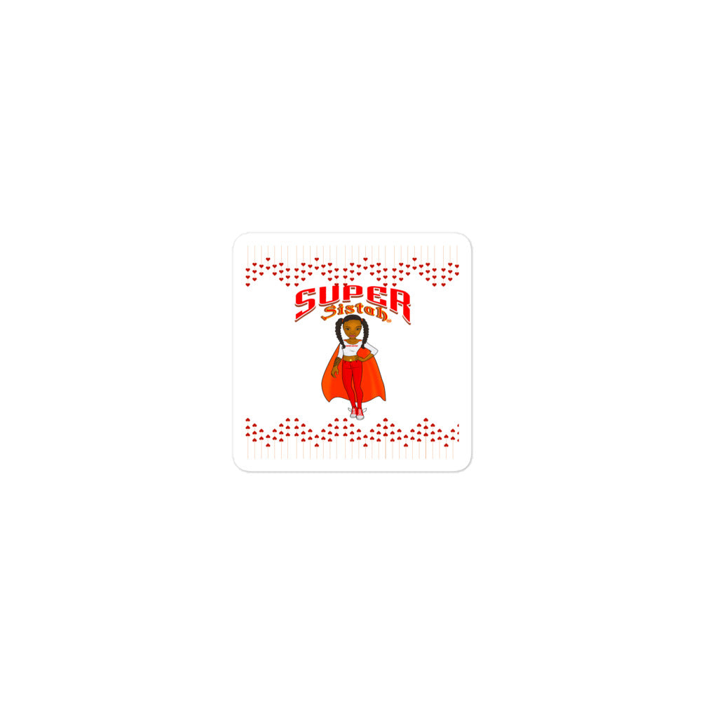Bubble-free stickers Super Sistah heart - VivaSistah