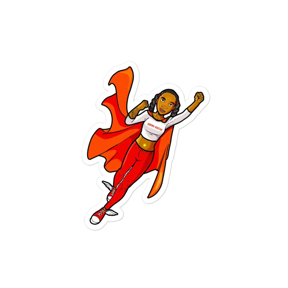 Bubble-free stickers Super Sistah Flying high - VivaSistah
