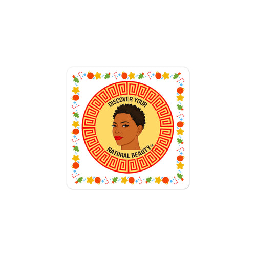 Bubble-free stickers Afrika xmas ring - VivaSistah