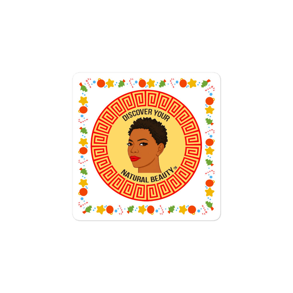 Bubble-free stickers Afrika xmas ring - VivaSistah
