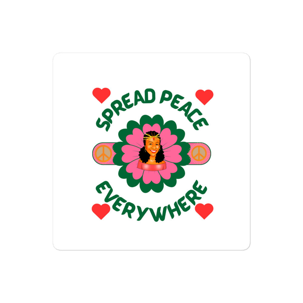 Bubble-free stickers Lisa Spread Peace - VivaSistah