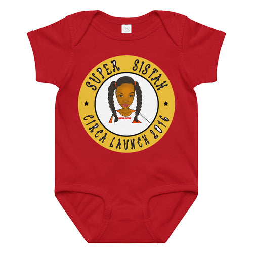 Baby jersey bodysuit Super Sistah Circa 2016 - VivaSistah