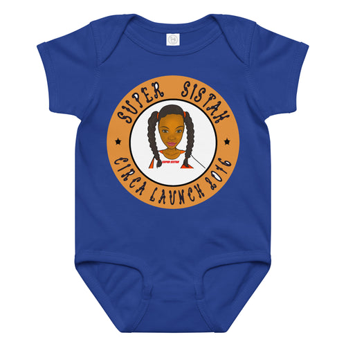 Baby jersey bodysuit Super Sistah Circa 2016 - VivaSistah
