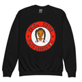 Youth crewneck sweatshirt Super Sistah Circa Red - VivaSistah