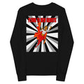 Youth long sleeve tee Flying to New Heights black - VivaSistah
