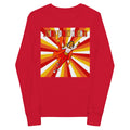 Youth long sleeve tee Flying Heights red - VivaSistah