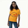 Afrika discover your natural beauty Youth t-shirt gold red pink - VivaSistah