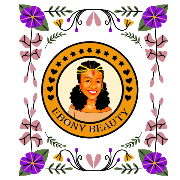 Bubble-free stickers Lisa Ebony Beauty purple flowers - VivaSistah